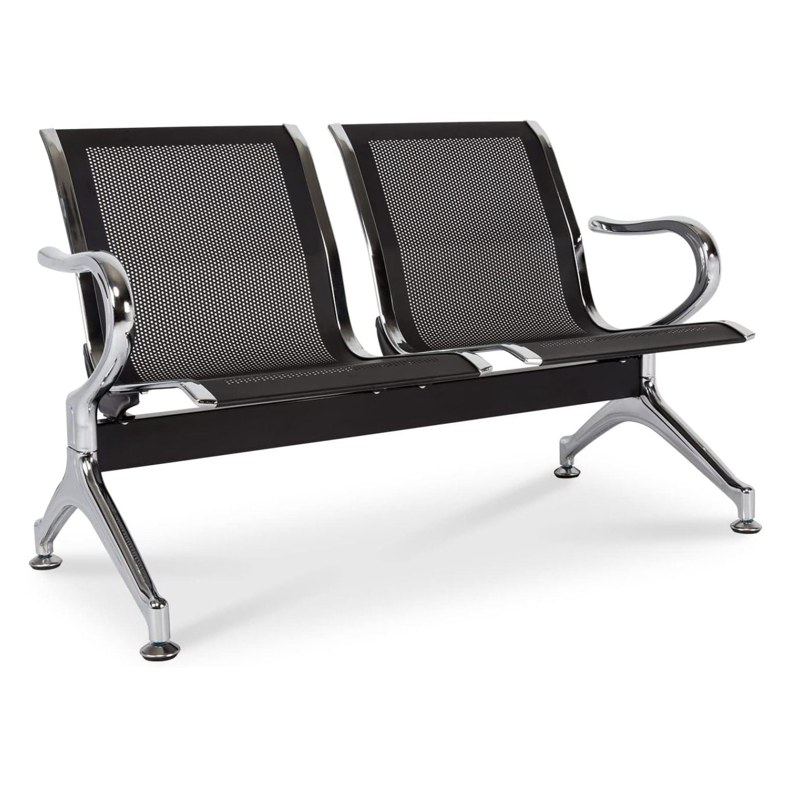 Sentado Reception Seating 2 Seat Airport Reception Chairs with Arms for Office Bank Hospital ...