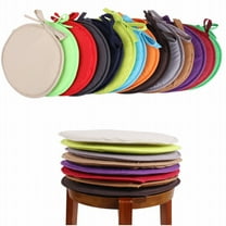 2*Seat Cushion 2Pc Round Cushion Car Seat Cushion Out Door Chairs Sponge Seat Round Outdoor Chair Cushions Round Stool Cushions Cushion Patio Cushions Women's Mat Sofa Cushion
