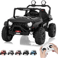 thumbnail image 1 of 2-Seater Electric Ride On Car Truck with Remote Control,24V4WD Kids Electric Vehicles with 4-Wheeler Suspension, 3 Speeds, Led Lights, Bluetooth 132lb Weight Capacity, 1 of 8