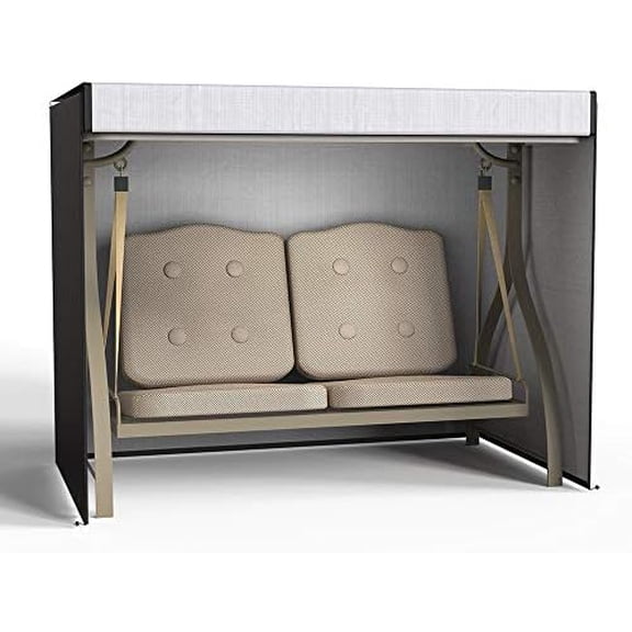 2-Seater Patio Swing Chair Cover Outdoor Hammock Cover Waterproof Dustproof Windproof Furniture Protecto$$Garden & Patio