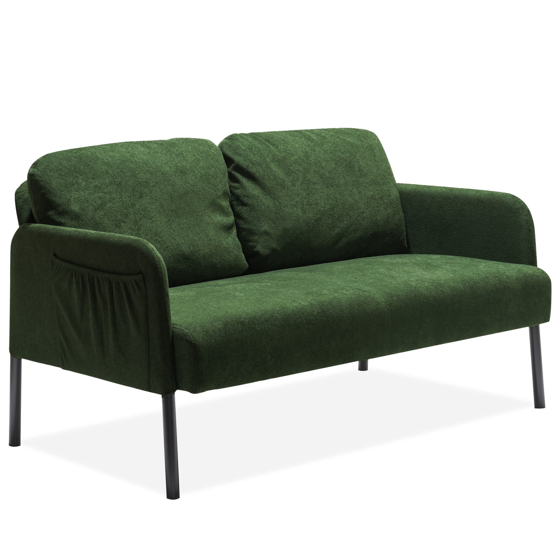 2 Seater Sofa With Ottoman Modern Fabric Loveseat Couch Comfy Small 2-seater-sofa-with-ottoman-modern-fabric-loveseat-couch-comfy-small