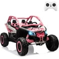 thumbnail image 1 of EastVita 2 Seats Ride on 200W Motors UTV,with Remote Control 23" Seats Width Electric Vehicle, EVA Wheels,Music,Head+Tail Light, 1 of 6
