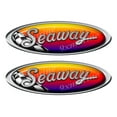 thumbnail image 1 of 2 Seaway Red Racing Oval Stickers, 1 of 2