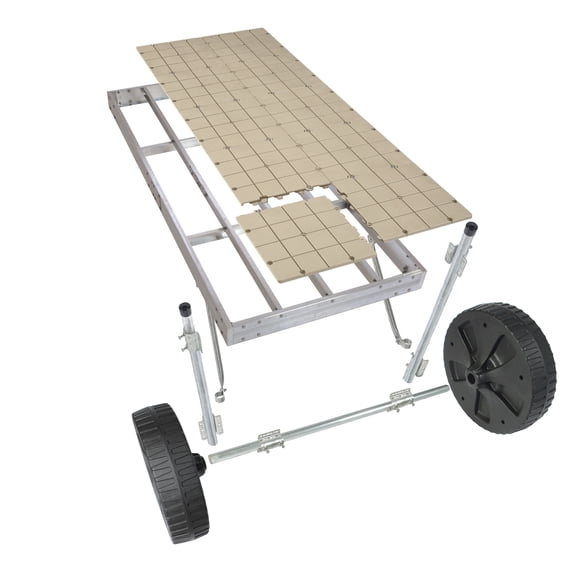 2 Section Aluminum Roll In Dock Kit w/ Resin Top - 4'x20'