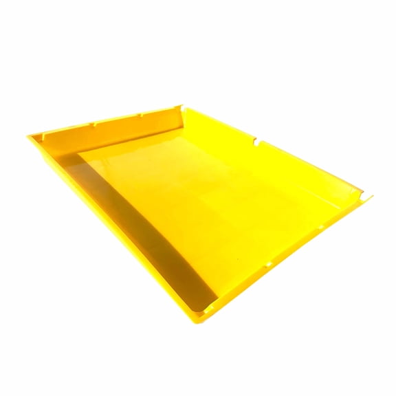 Hatching Time Chick Droppings Tray, 2 Section, ABS Plastic, Easy to Clean, Lightweight 3 lb, Fits Brooder and Grow Out Pens
