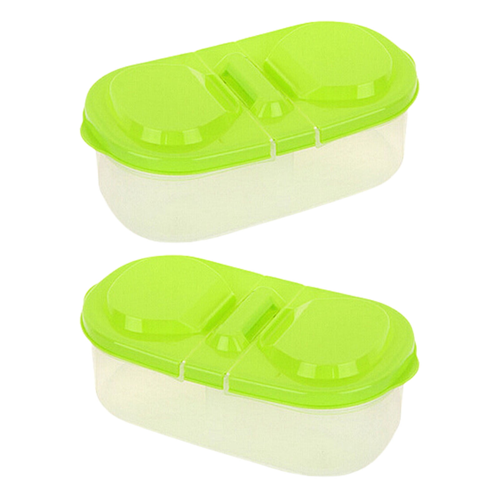 2-Section For Children PP Container With Secure Cover, Portable Home ...