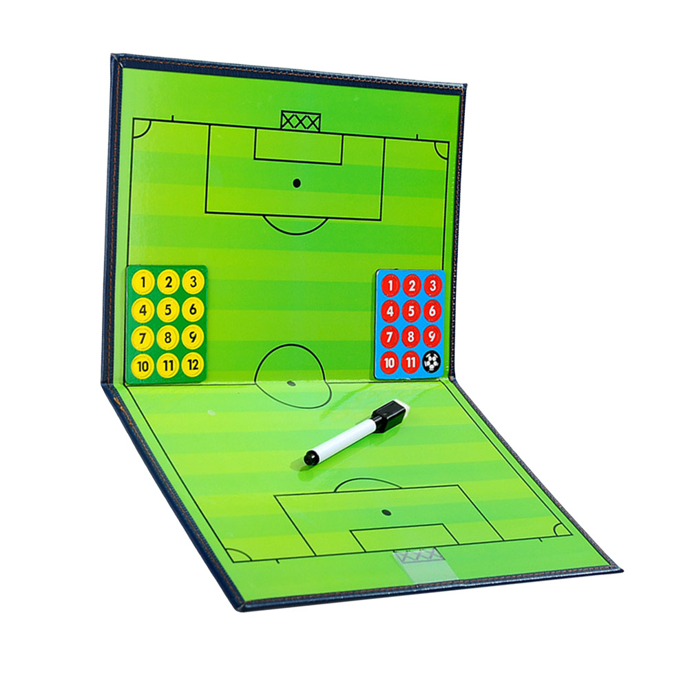 2 Section PVC Football Whiteboard Dry Erase Clipboard for