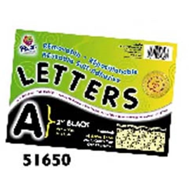 2 Self-Adhesive Letters Black