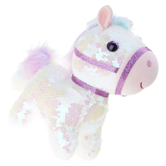 2. Sequined Learning Friend Plush Toy, Soft PP Cotton Desk Decor for Children’s Study Motivation