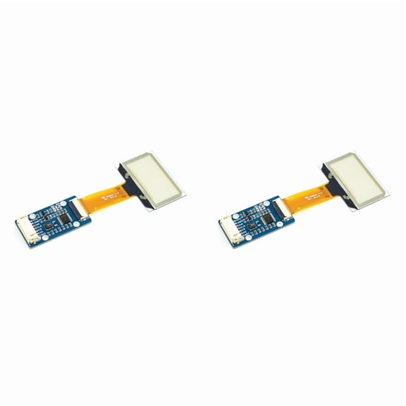 2 Set 1.51 Inch Transparent OLED Blue Display Module 128x64 SPI/ Interface