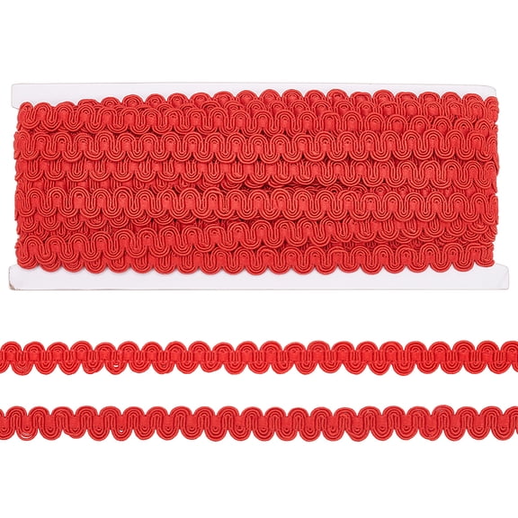 2 Set 10M Polyester Ribbons for Christmas Party Decoration FireBrick 3/8 inch(11mm) about 10.94 Yards(10m)/Set