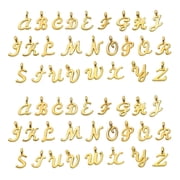 2 Set Charm Letter Pendant A-Z Initial Letter Alloy Charm Ornaments for Jewelry Making and DIY Crafting