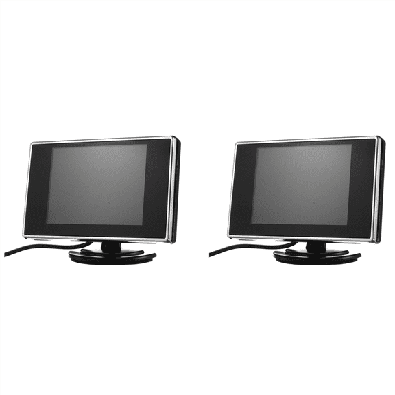 2 Set 3.5 Inch Car Monitor Reversing Two-Way Video Accessories
