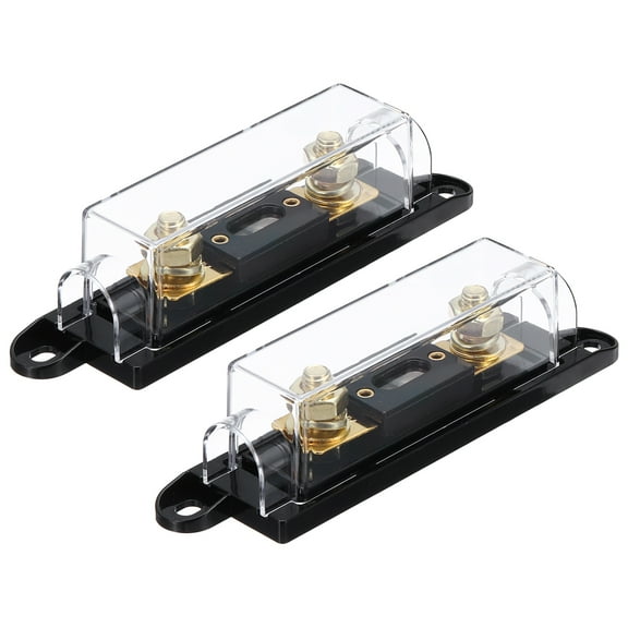 2 Set 300 A 32 V ANL Fuse Holder Kit 300 A Fuse 0/2/4/8 Gauge AWG Inline Fuse Block Fuse Box Automotive Fuse Block