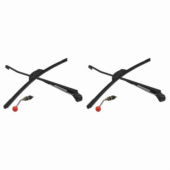 2 Set 350X400MM Manual UTV Windshield Wiper 15.7 Inch Wiper Kit for RZR 800 900 Can Am