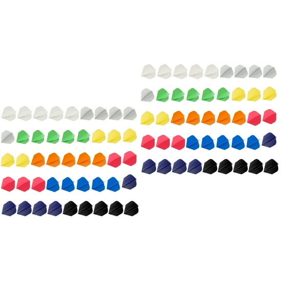 2 Set/45pcs Darts Outdoor Replacements Game Accessory Solid Color Wings Sports
