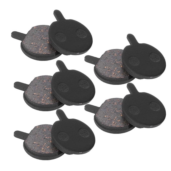 10 Pair Disc Brake Pad L-02 Black Resin Mute Mountain Bike Disc Brake Pad 0.86x1.13x0.16in Lightweight Disc Brake Pad Bicycle Cycling Accessory