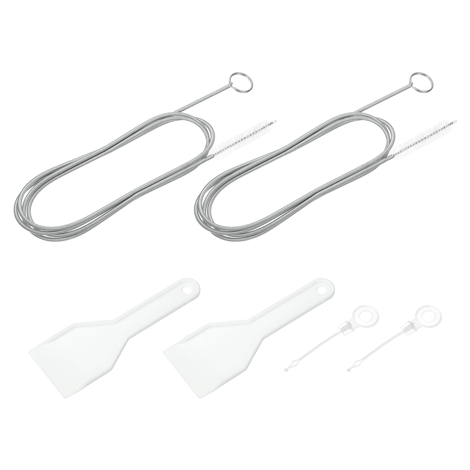 2 Set 59 Inch Long Drain Brush Flexible Feeding Tube Brush Slim ...