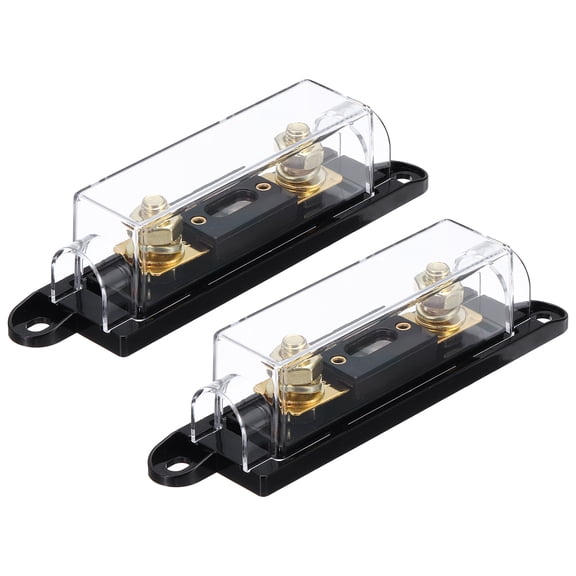 2 Set 70 A 32 V ANL Fuse Holder Kit 70 A Fuse 0/2/4/8 Gauge AWG Inline Fuse Block Fuse Box Automotive Fuse Block