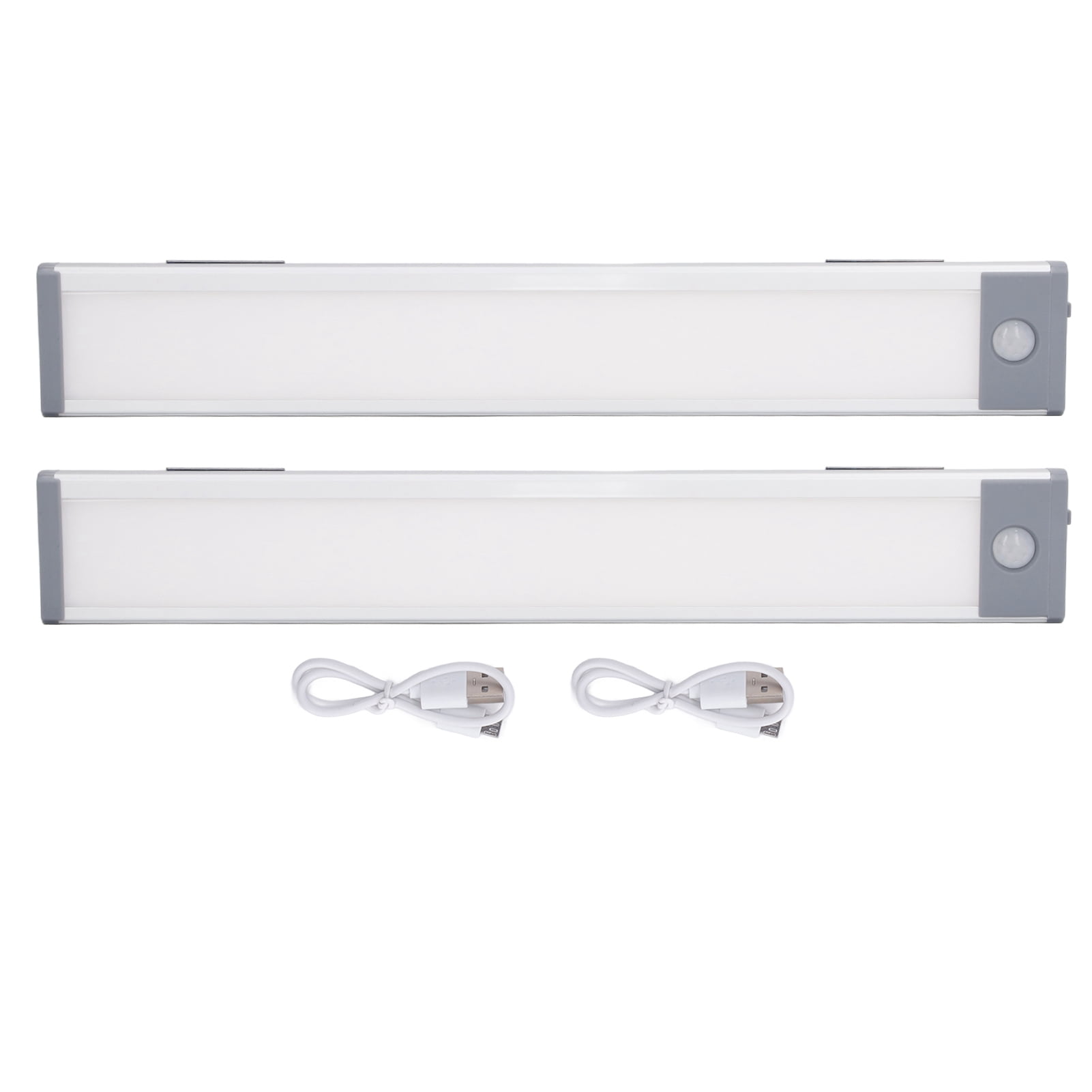 2 Set 90LED Motion Sensor Light Ultra Thin 3 Color USB LED Motion Sensor Lamp for Human Body 2500mAh