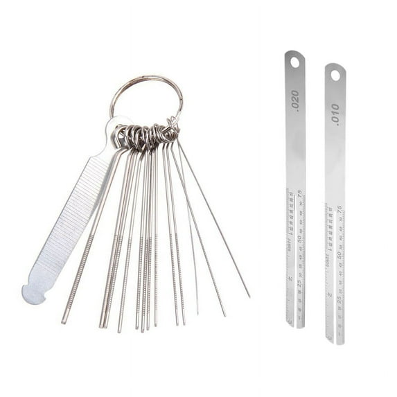 2 Set Accessories:1 Set Nut Bridge Pin Hole Slot File Kit & 1 Set Guitar Fret Puller Fretboard Fingerboard Repair Tool