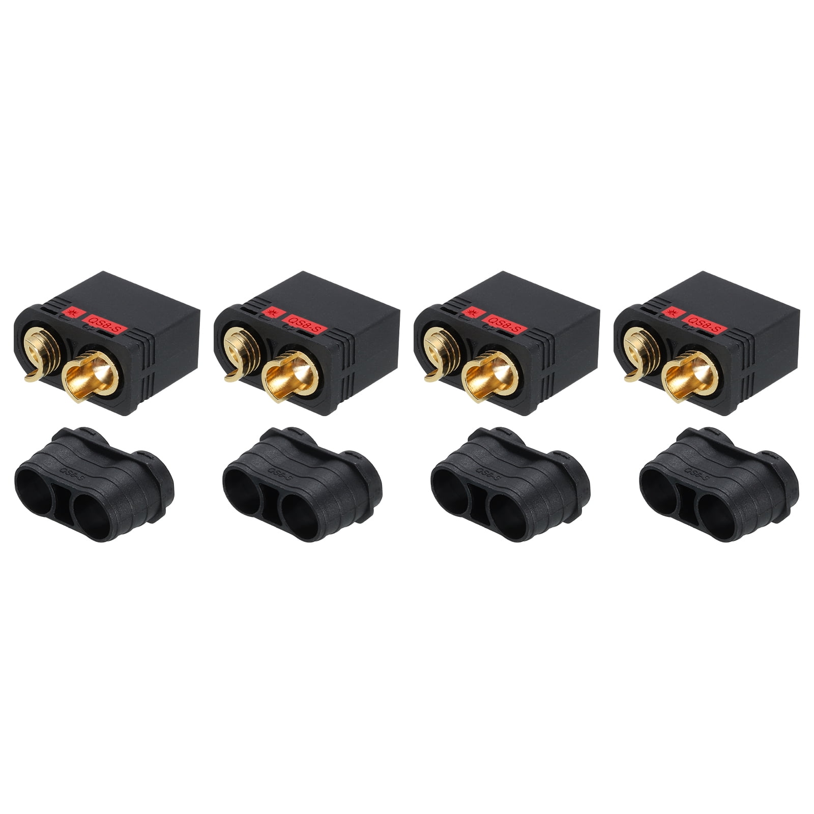 2 Set Banana Plugs Connector Black Male Female Banana Plug for Wire RC ...