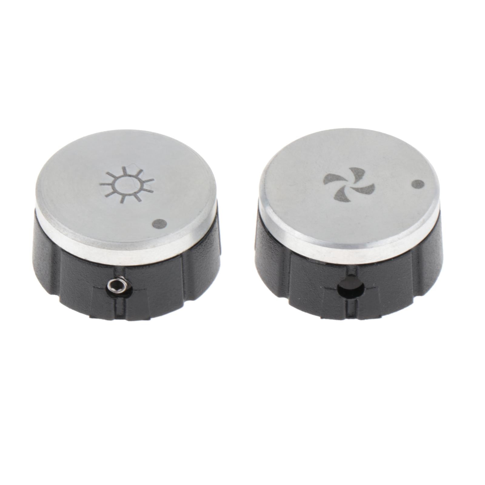2 Set Blower and Light Knobs Range Hood Fan Motor Switch Lamp Switch Durable Material for E60 E64 Series Kitchens