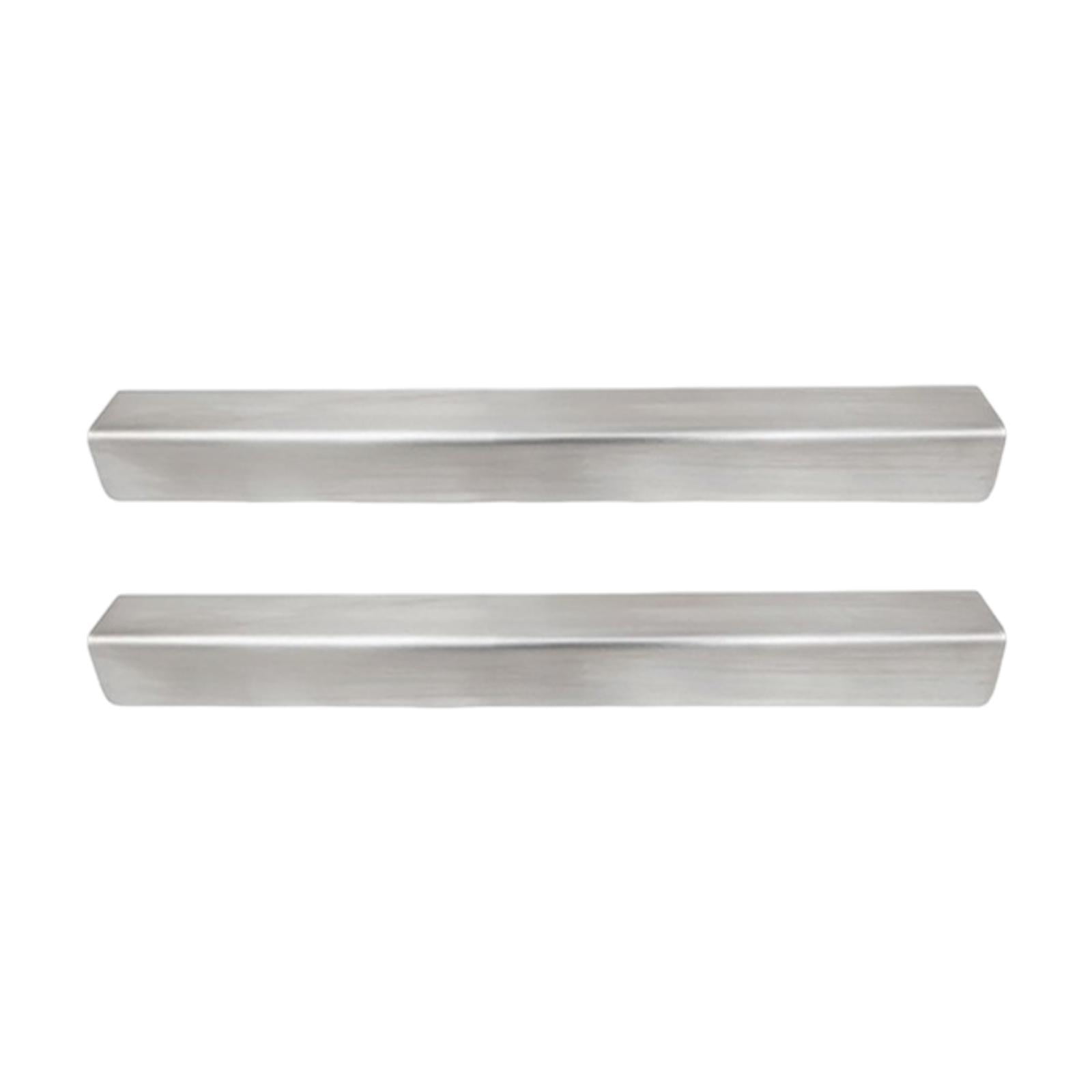 2 Set Cabinet Edge Protectors Door Guard Stainless Steel Scratch Resistant for Office Baby Proofing Bedroom Furniture
