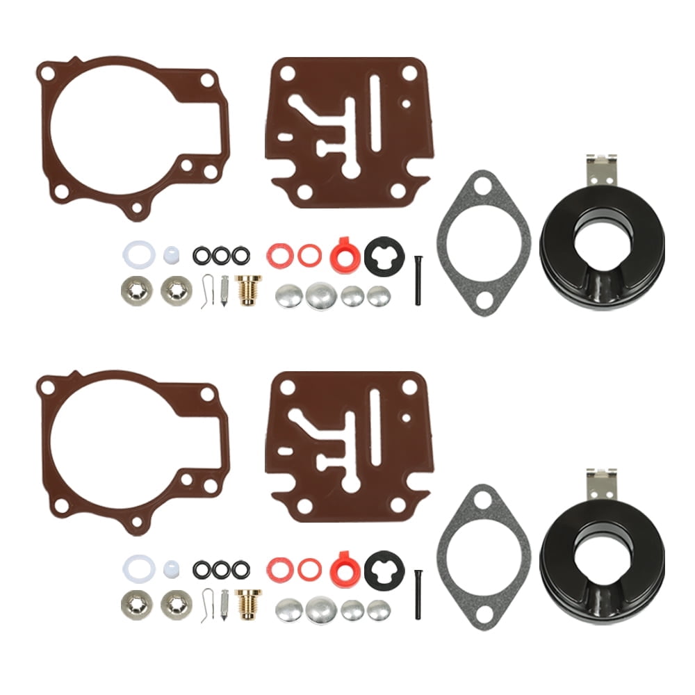 2-Set Carburetor Carb Rebuild Kit 392061 Fit for Johnson Evinrude ...