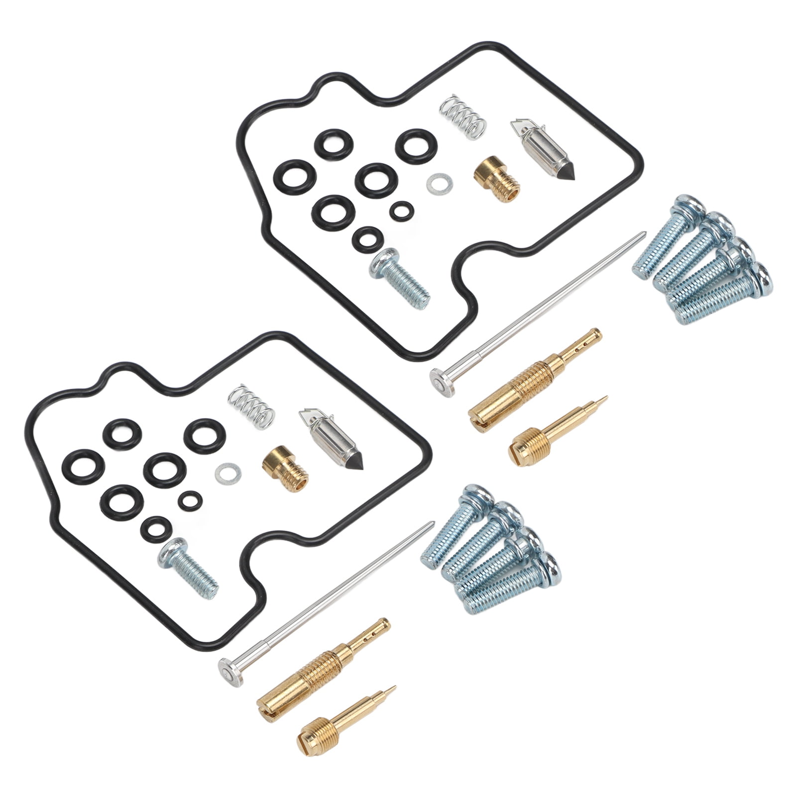 2 Set Carburetor Rebuild Repair Kit Racing Motorcycle Carb Overhaul Kit for KFX700 V Force 2004