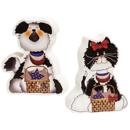 2/Set Chunky Patriotic Pets