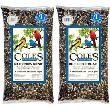 2 Set - Cole's BR20 Blue Ribbon Blend Bird Seed, 20-Pound