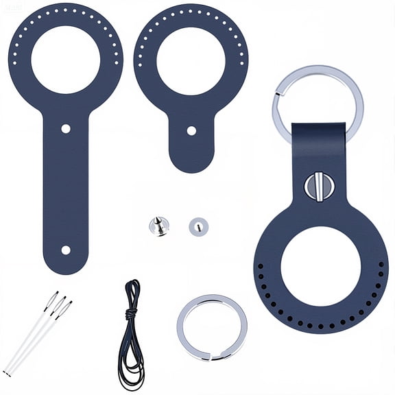 2 Set Cowhide Purse Suspension Clasps Kits Including Metal Key Ring Cord Snap Buttons Platinum Black 107x42mm Inner Diameter: 25mmDIY