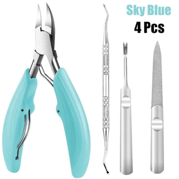 2 Set Cuticle Trimmer Nail Clippers Cutter, 4 Pcs Cuticle Remover Cutter Nipper Durable Dead Skin Clipper Manicure Pedicure Tools