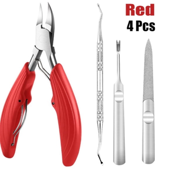2 Set Cuticle Trimmer Nail Clippers Cutter, 4 Pcs Cuticle Remover Cutter Nipper Durable Dead Skin Clipper Manicure Pedicure Tools
