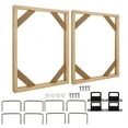 thumbnail image 1 of 2 Set DIY Solid Wood Canvas Frame Kit, 16X20 Inch Canvas Frame Stretcher Bars Wood for Oil Paintings, Prints and Posters, 1 of 8