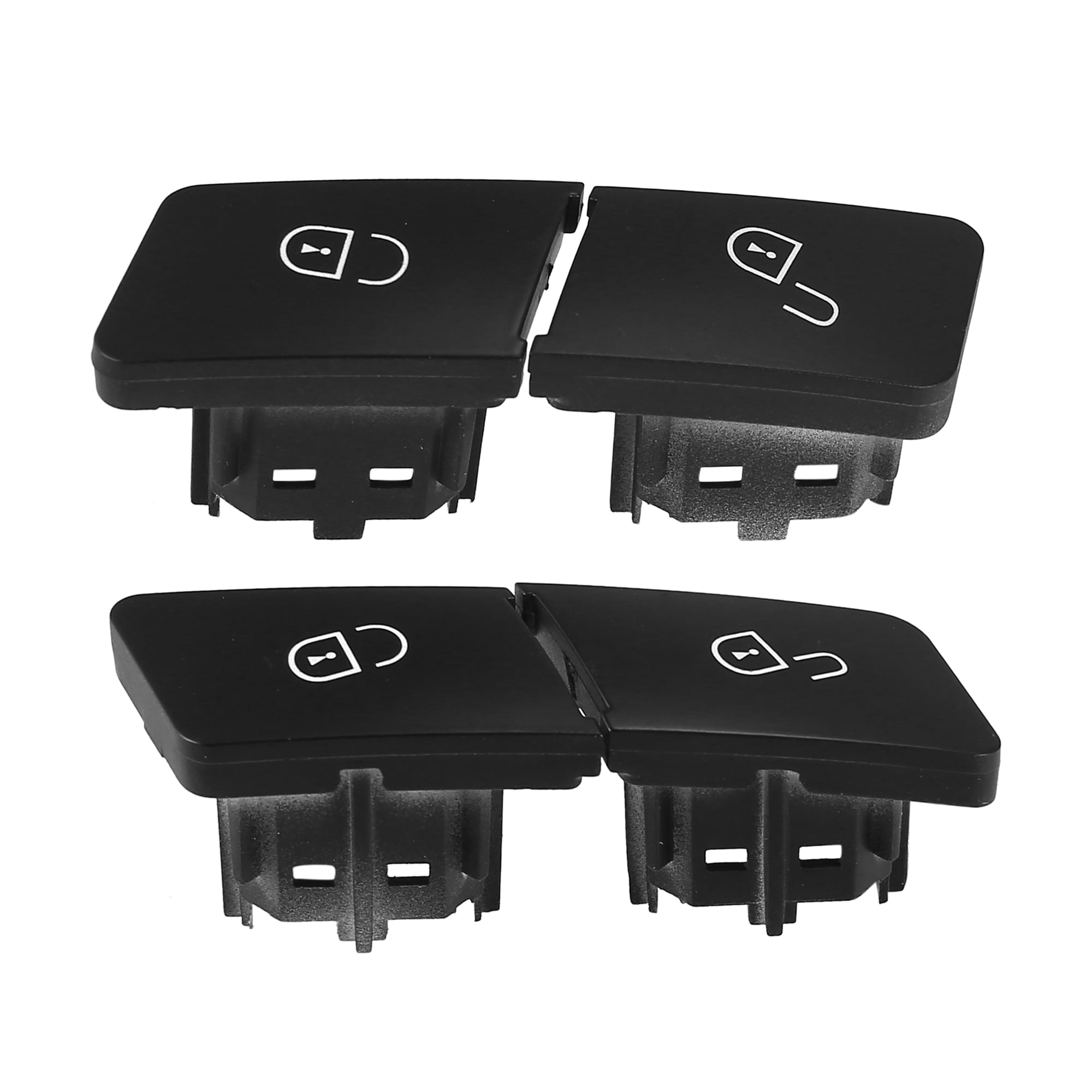 2 Set Door Lock Switch Button Door Lock Control Button Front Left Right