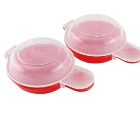 2 Set Easy Eggwich Microwave egg cooker Fast Muffin egg sandwich Breakfast Pan