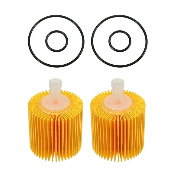 2 Set Engine Oil Filter 04152-YZZA1 04152-31090 04152-YZZG1 for Toyota Avalon Camry Highlander RAV9 Tacoma Sienna