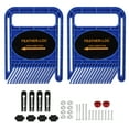2 Set Featherboard Adjustable Extended Woodworking Track Safety Device for Table Saw Router