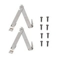 2 Set Folding Support Hinges Lid Lift Up Stay Hinge for Wooden Boxes