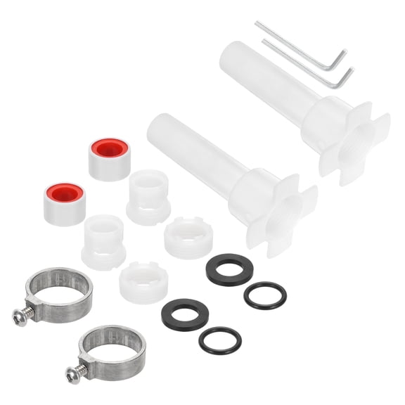 2 Set Four in One Tub Adapter, 1/2'' IPS and 3/4'' IPS Bathtub Faucet Spout Repair Kit
