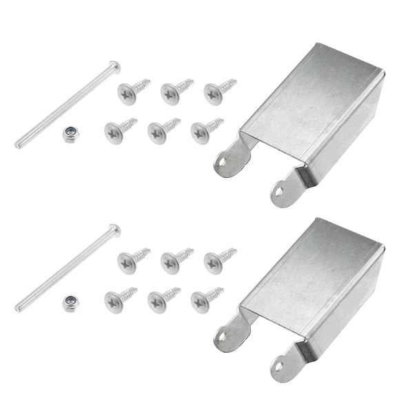 2 Set Front Storage Lid Replacement Hinge Kit for Polaris Sportsman 450 570 850 2015 2016 2017 ATV Aluminum Brackets