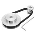 thumbnail image 1 of 2 Set GT-2 Synchronous Wheel 20&80 Teeth 5mm Bore with 2Pcs Belt 250x6mm(20-80T-5B-55), 1 of 5