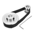thumbnail image 1 of 2 Set GT-2 Synchronous Wheel 20&80 Teeth 5mm Bore with 2Pcs Belt 250x6mm(20-80T-5B-66), 1 of 5