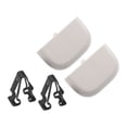 thumbnail image 1 of Unique Bargains 2 Set Gray Iron Sun Visor Cap Clip Clip Retainer No.DS7Z-54672A40-AF/DS7Z4273AA for Ford Fusion, 1 of 6