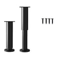 thumbnail image 1 of 2 Set Height Adjustable Metal Furniture Legs with Anti Slip pad Coffee Table Legs for Cabinets Coffee Tables & Sofas, 1 of 20