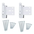 2 Set Home Security Door Reinforcement Lock Aluminum Alloy Spring