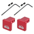 thumbnail image 1 of 2 Set Hood Release Latch Handle Repair Kit Replacement for Honda CRV 1997-2006 Red, 1 of 6