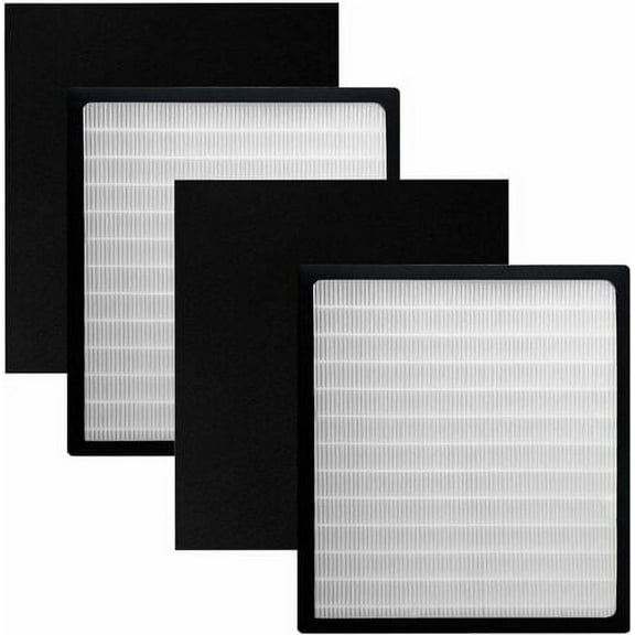 2 Sets - Idylis IAF-H-100D True Hepa Replacement D Filters for AC-2123 IAP-10-280